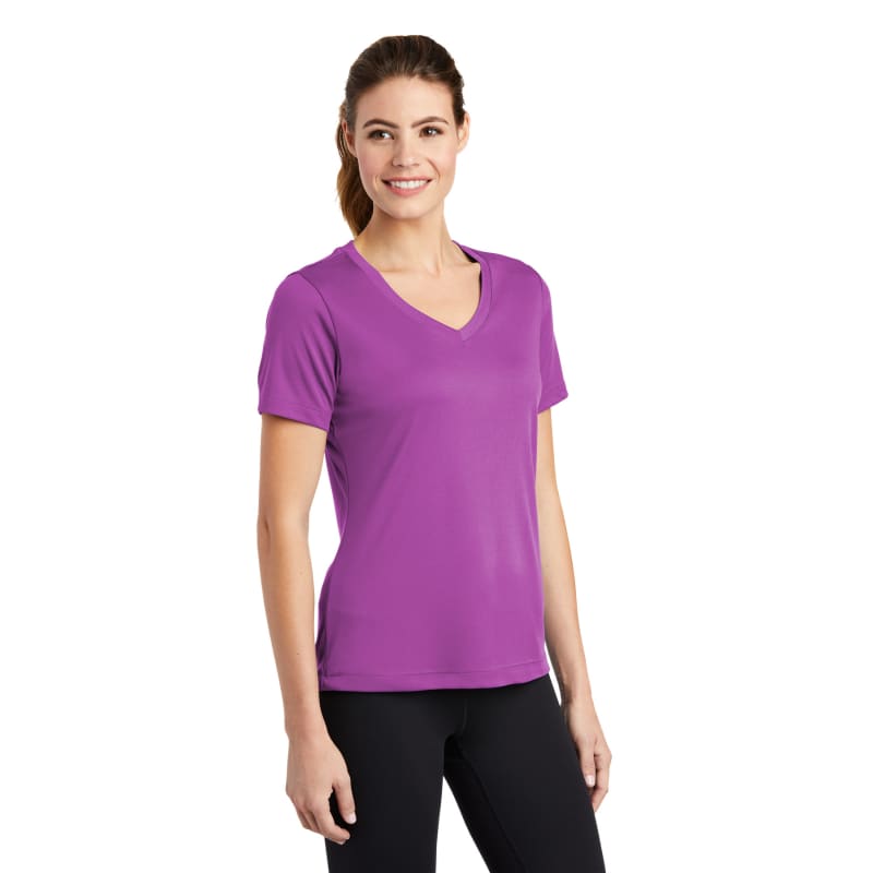 Sport-Tek Women's PosiCharge Competitor V-Neck Tee. 21