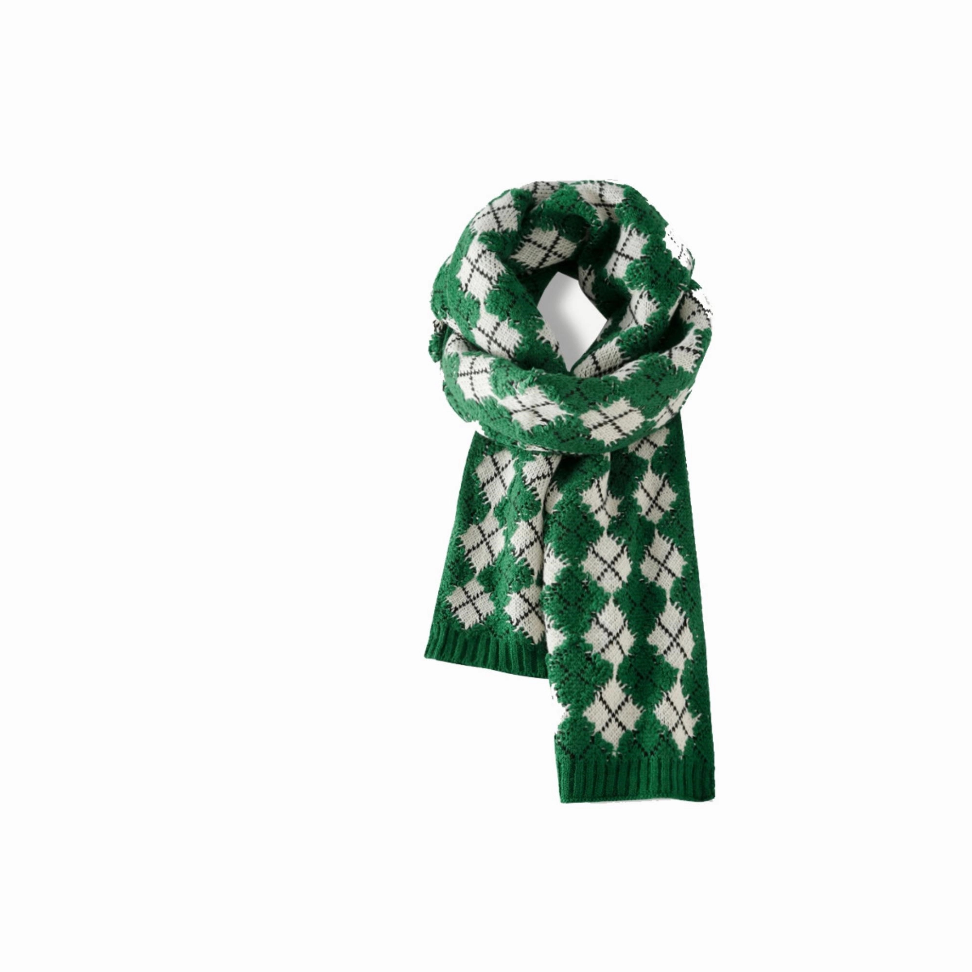Acryli Knitted Scarf MOQ 100PCS 9