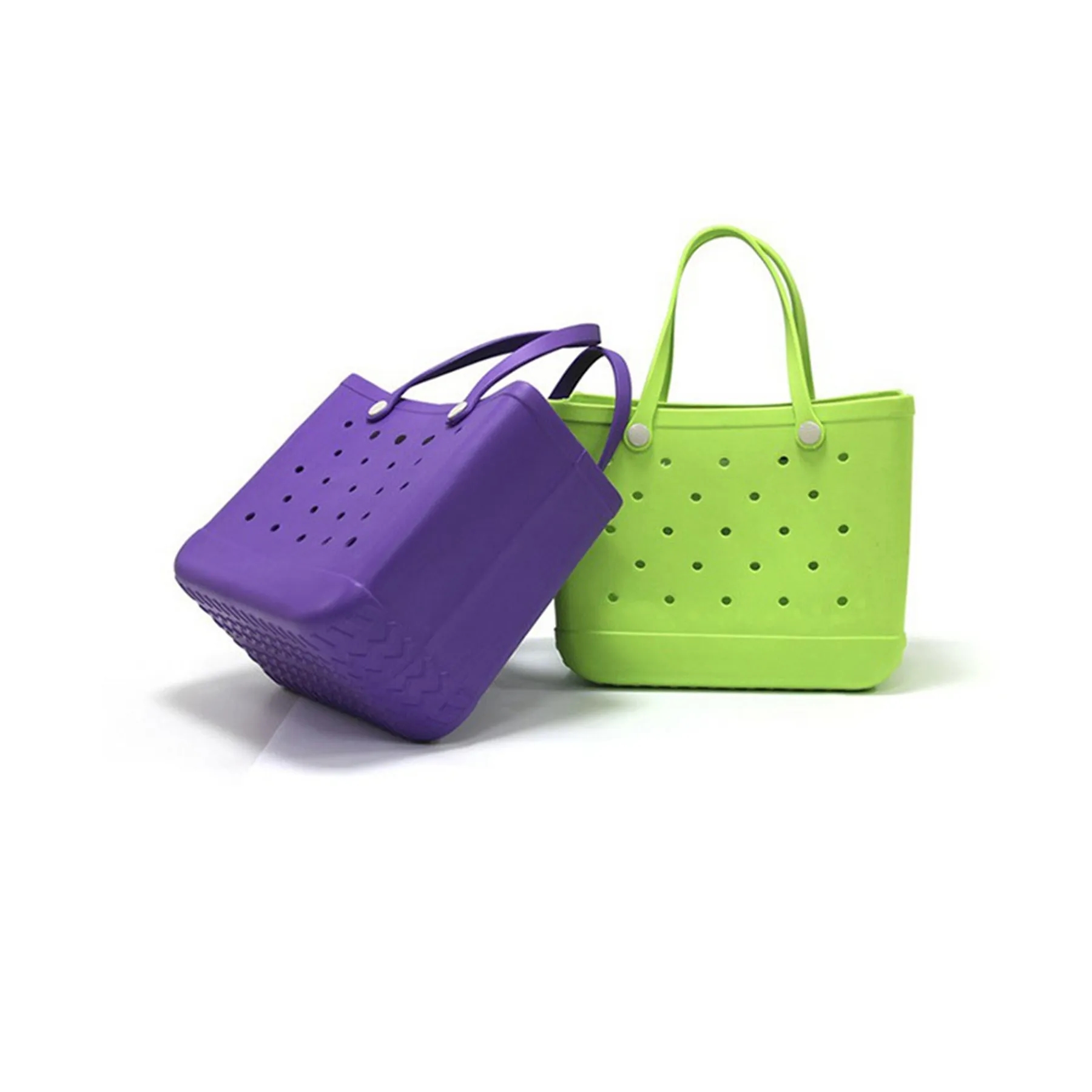 Small EVA Beach Tote Bag with Hole 3