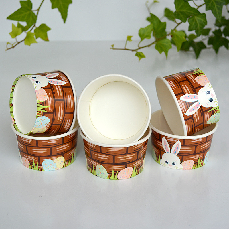 5 ounce Disposable Paper Ice Cream Cup 5