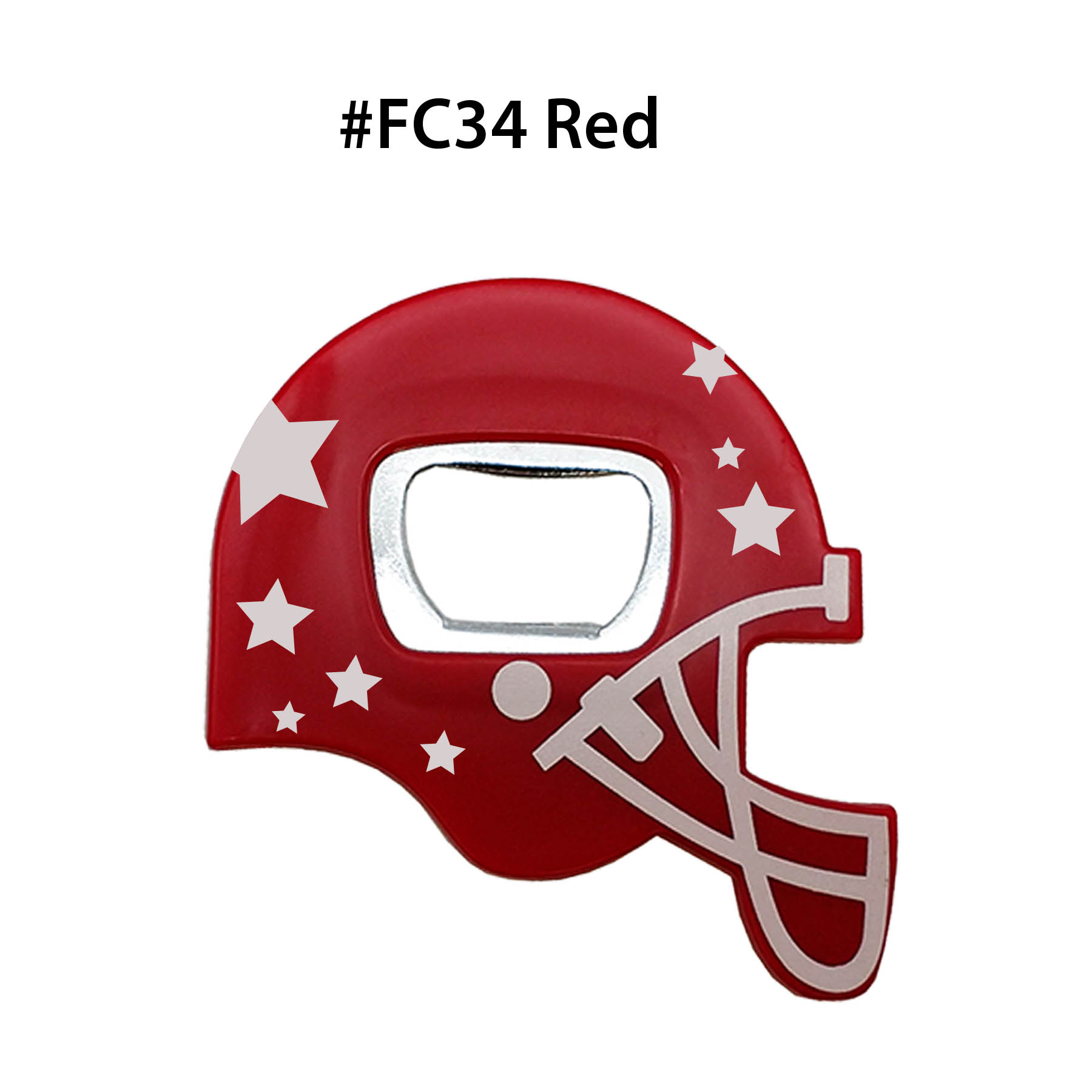 Full Color Flag Design Football Helmet Bottle Opener 5