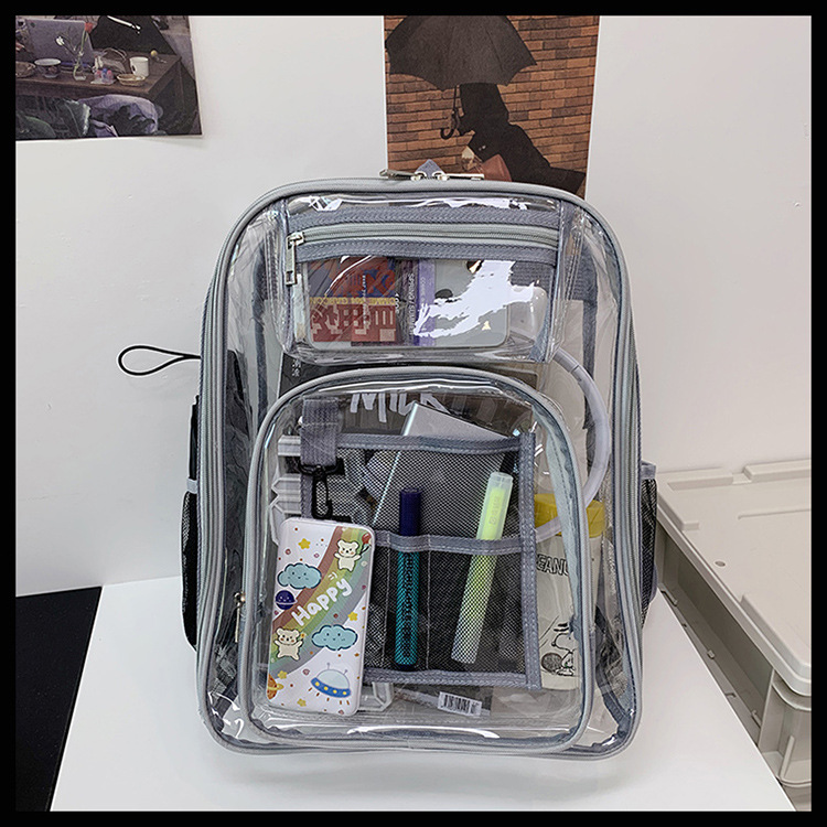 PVC Plastic Backpack 6
