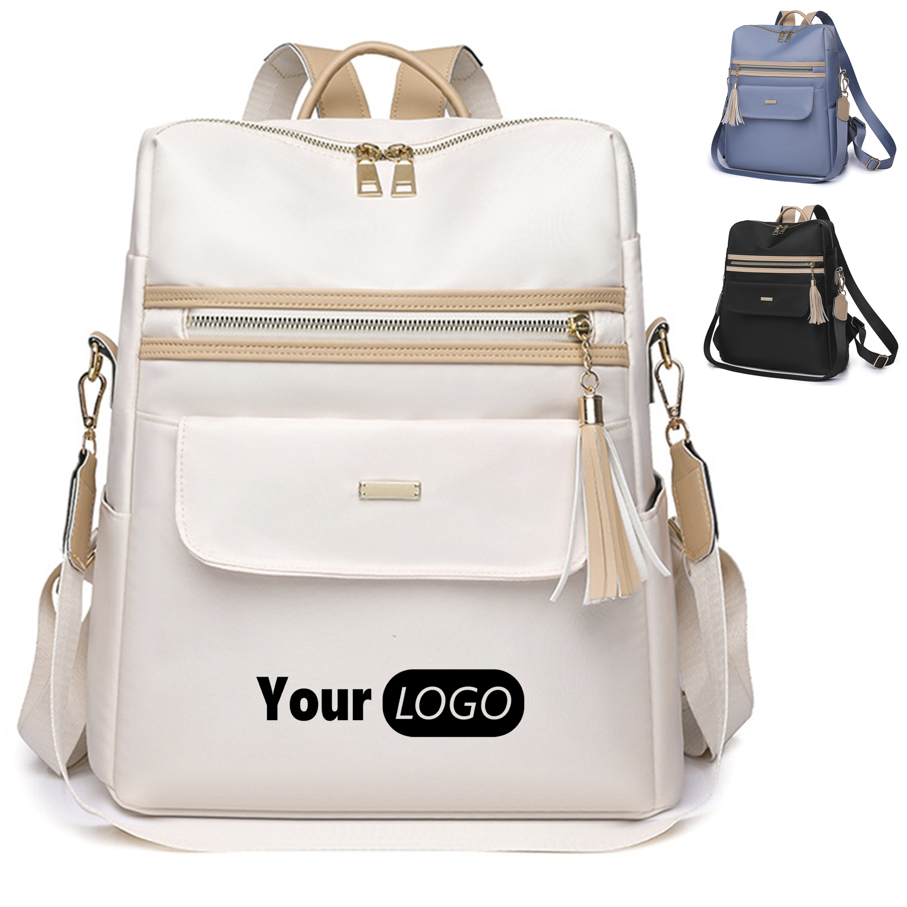 Women's Oxford Cloth Dual-use Casual Backpack 2