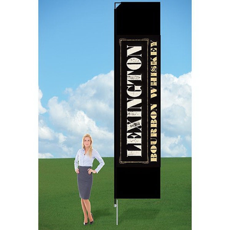 11ft PromoFlag with Ground Stake-single