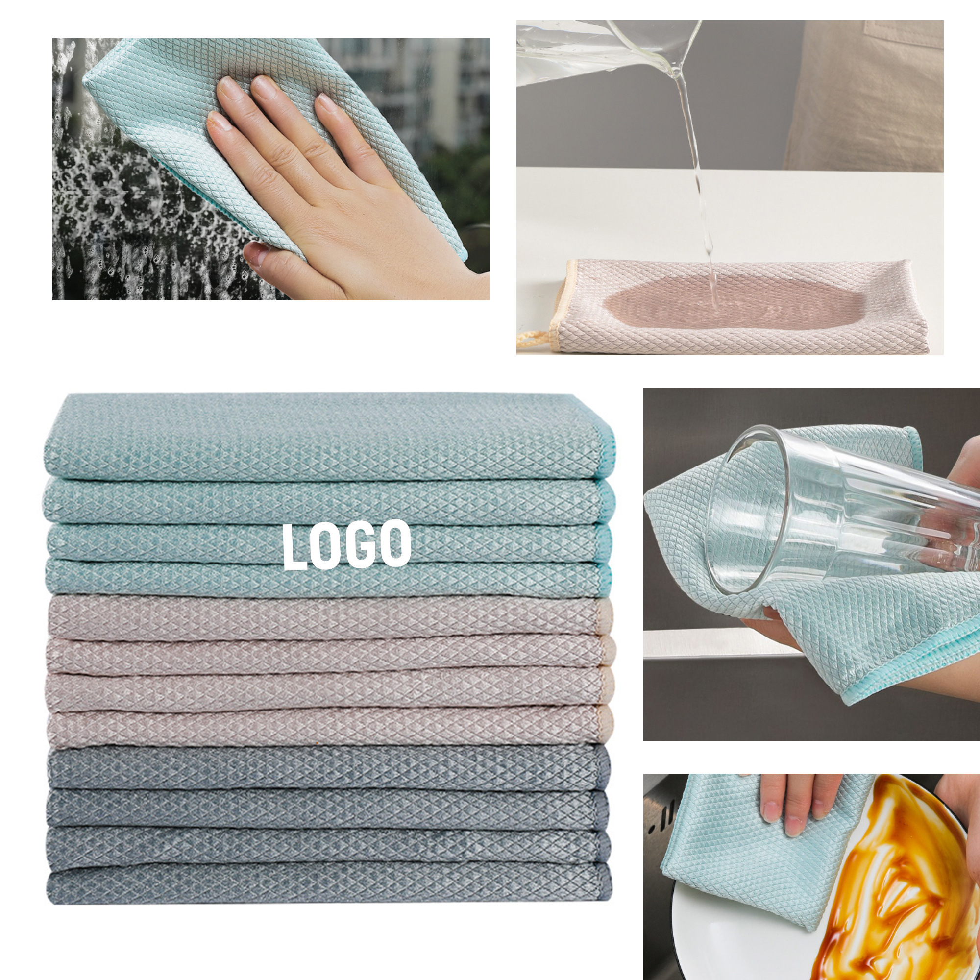 Fish Scale Dishcloth 2