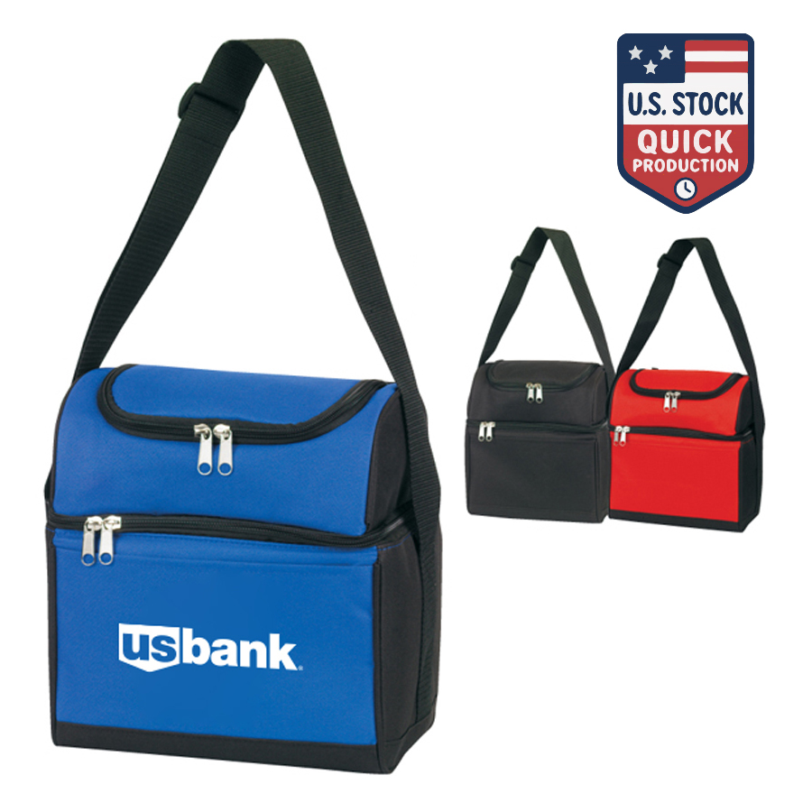 SnackShell Dual-Compartment Leakproof Cooler Bag 38