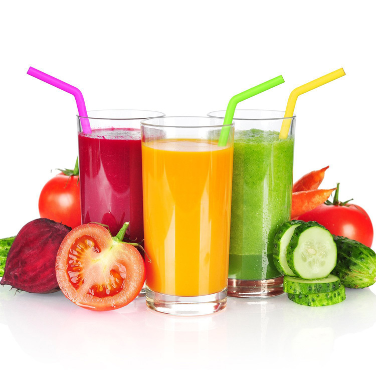 Reusable Silicone Drinking Straw with 1 Cleaning Brush 3