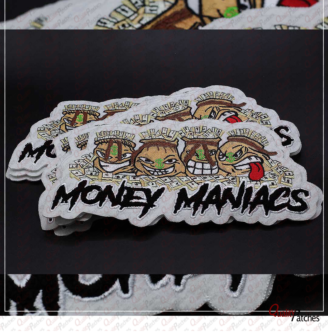 Custom Die Cut Embroidered Patches 72