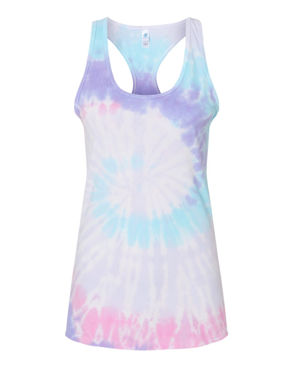 Women's Tie-Dyed Racerback Tank Top - 3400 32