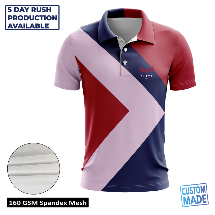 Unisex & Kids' Sublimation Mesh Polo - Economy 2
