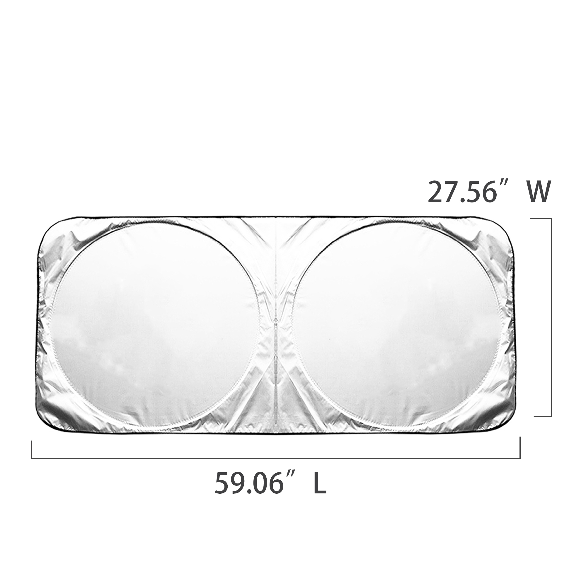 Snow Cover UV Protection Sunshade Universal Car Shield Ice 3