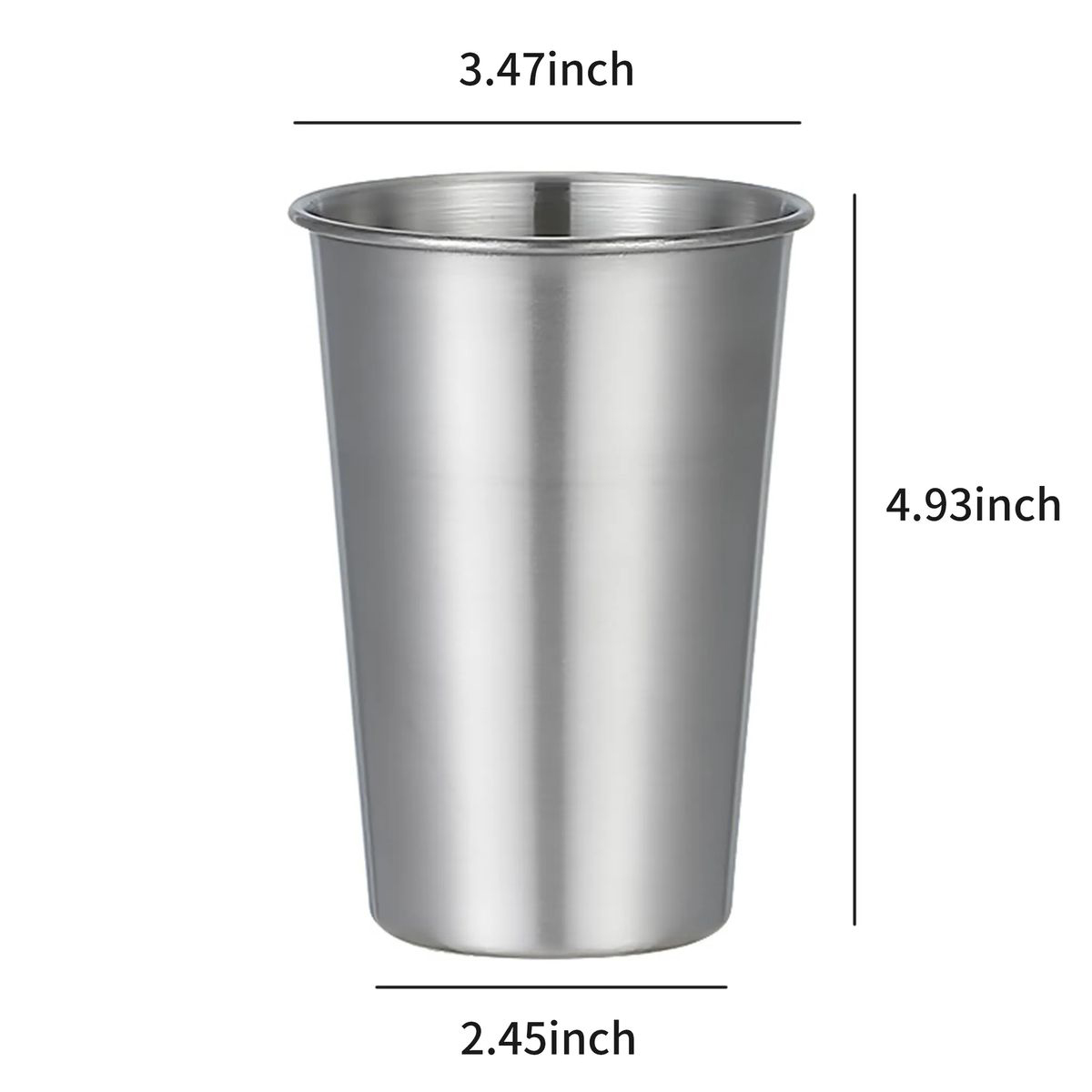 Lightweight Stainless Cup 16oz for Daily Drinks 3