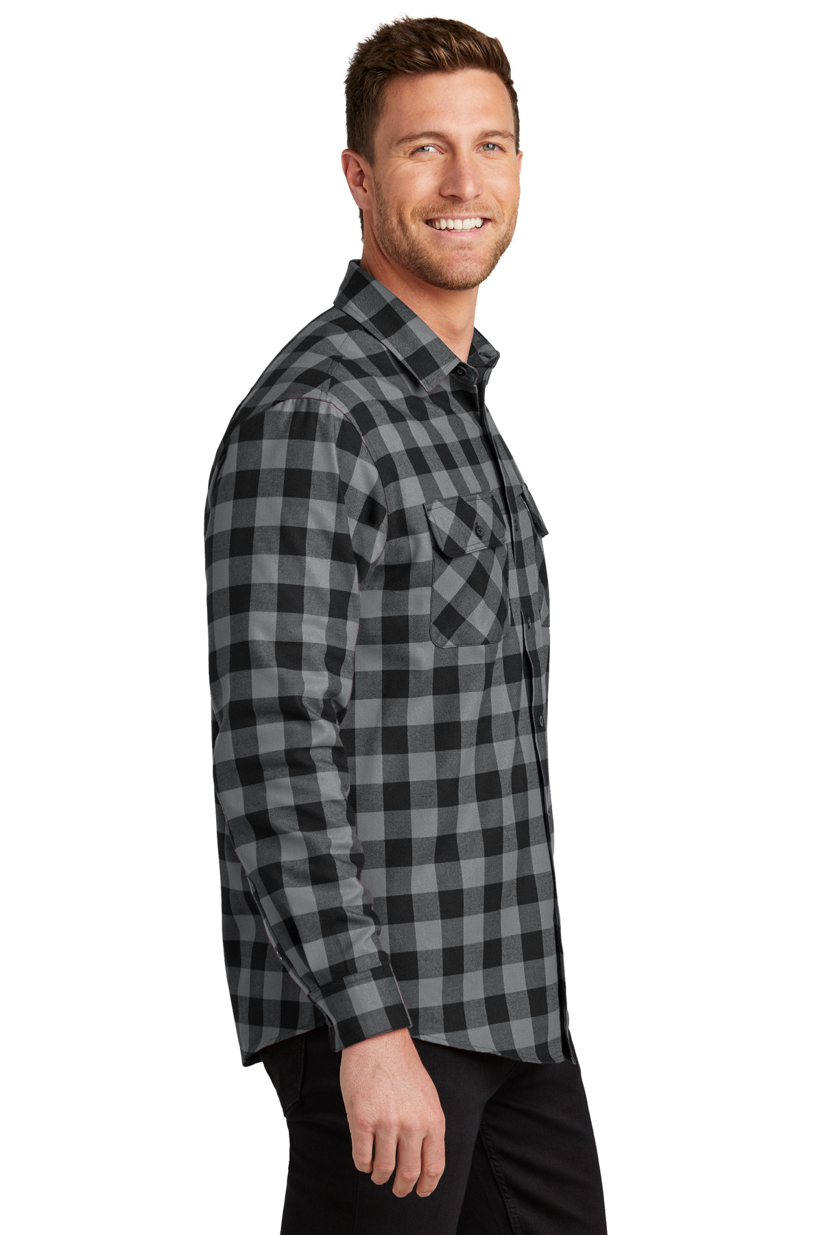 Port Authority Plaid Flannel Shirt. W668 60