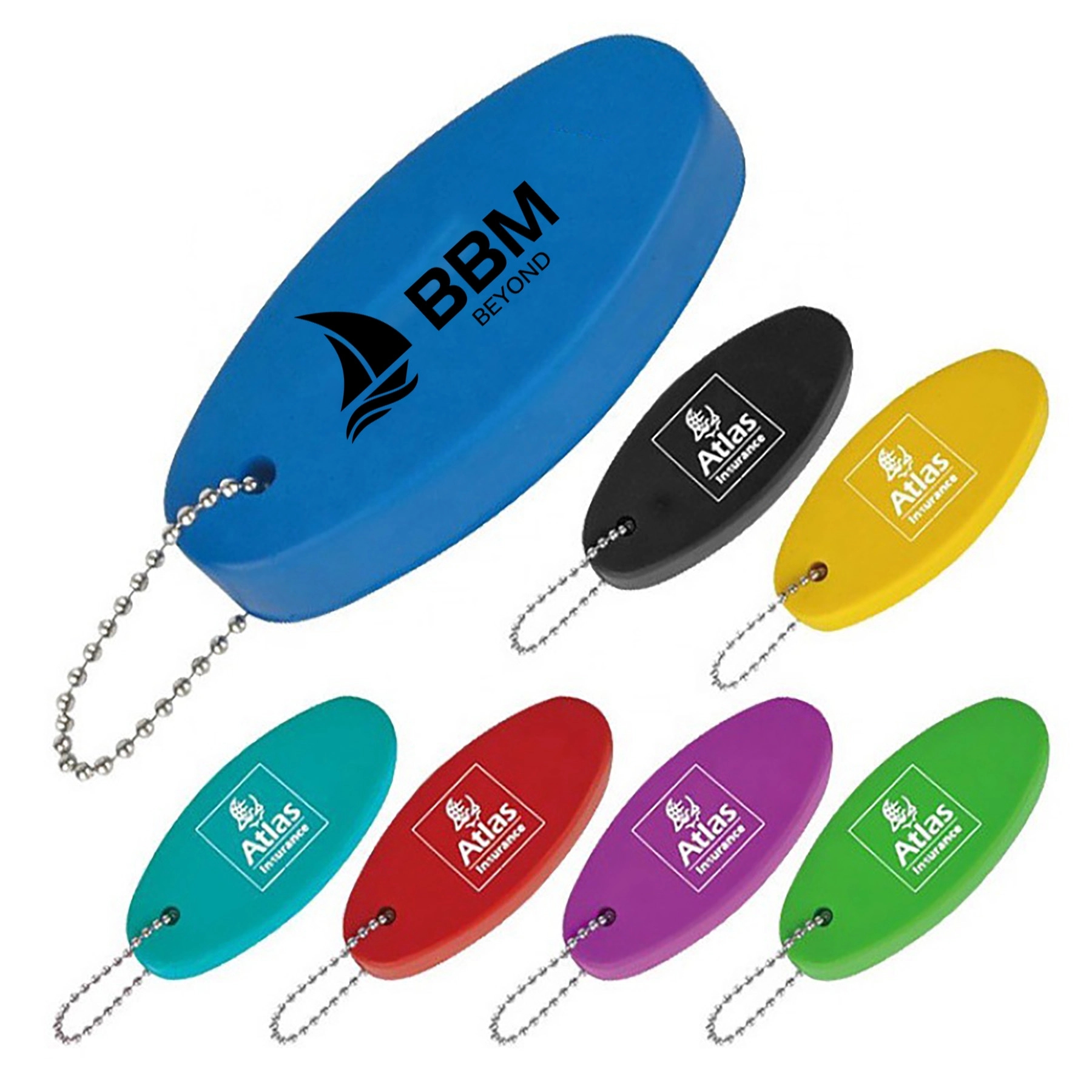 Surfboard Shaped Key Chain 2