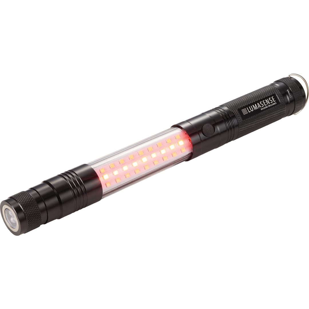 Telescopic Magnetic COB LED Flashlight w/Sidelight 9