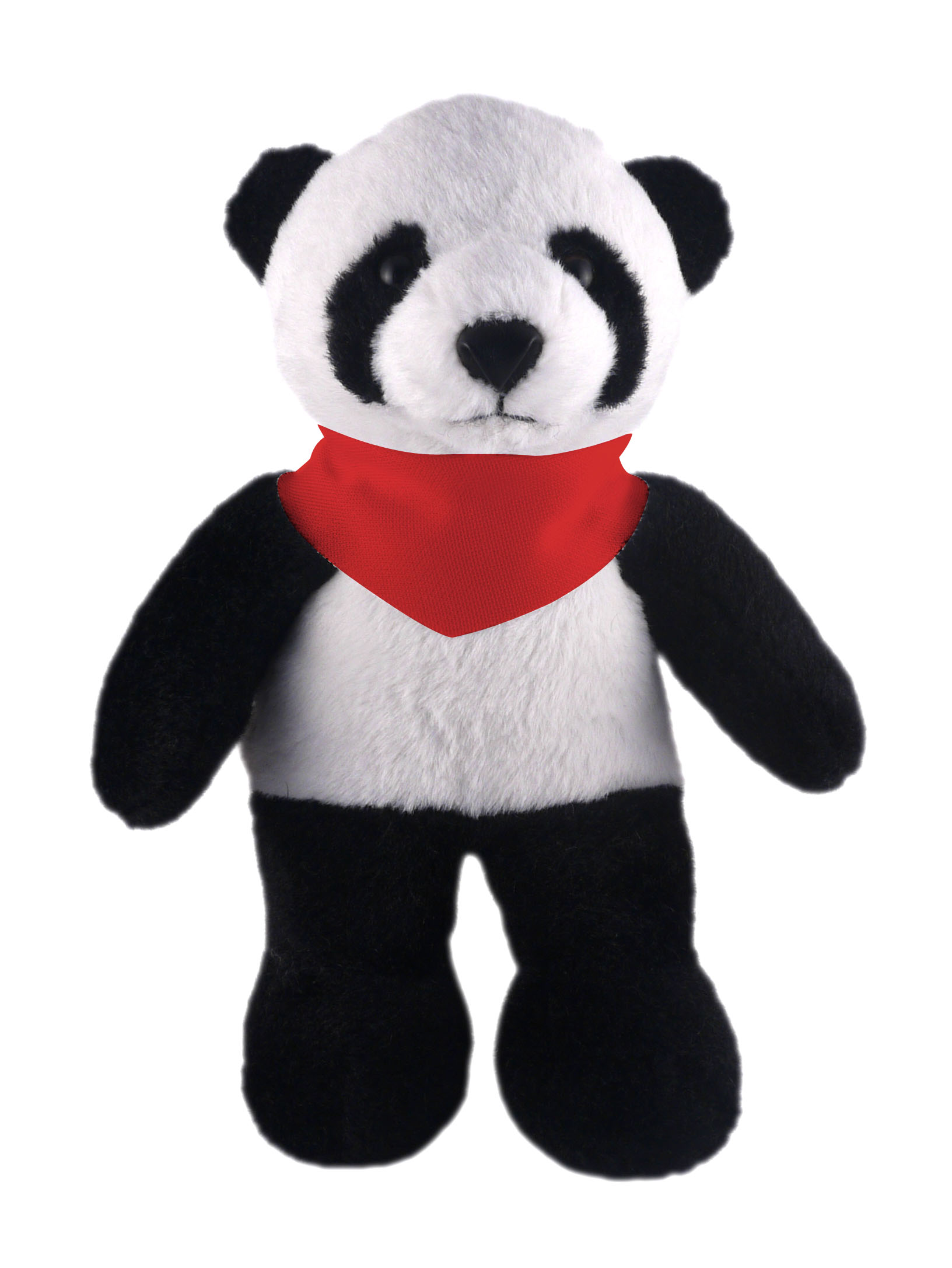 Soft Plush Stuffed Panda with Bandana 1