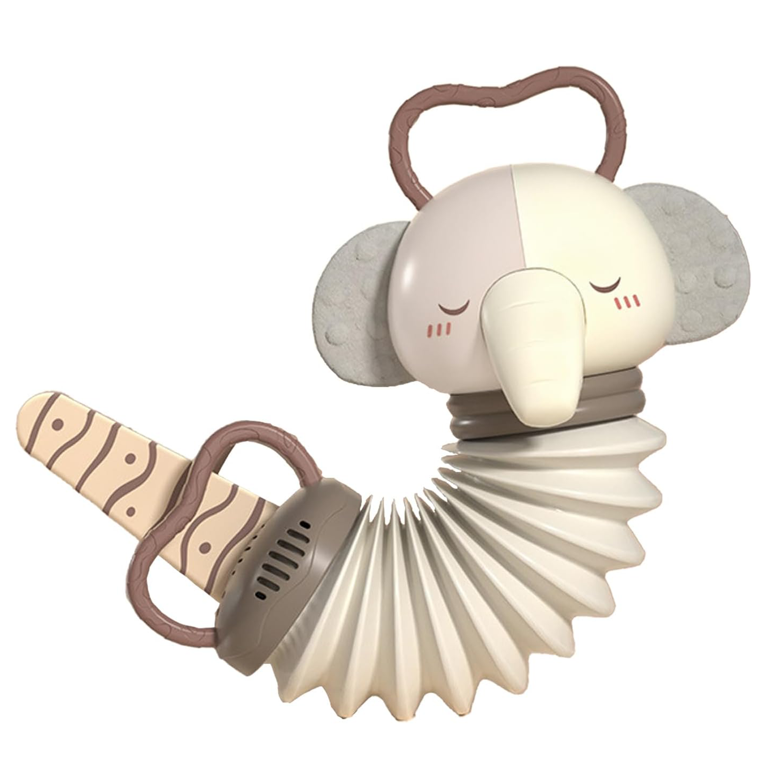 Baby Animal Head Design Hand-Pull Musical Instrument Toys 2