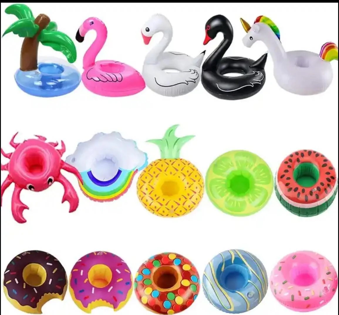 PVC Flamingo Inflatable Cup Holder 2