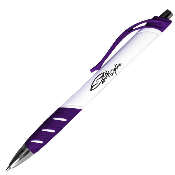 White Allure Grip Pen 4