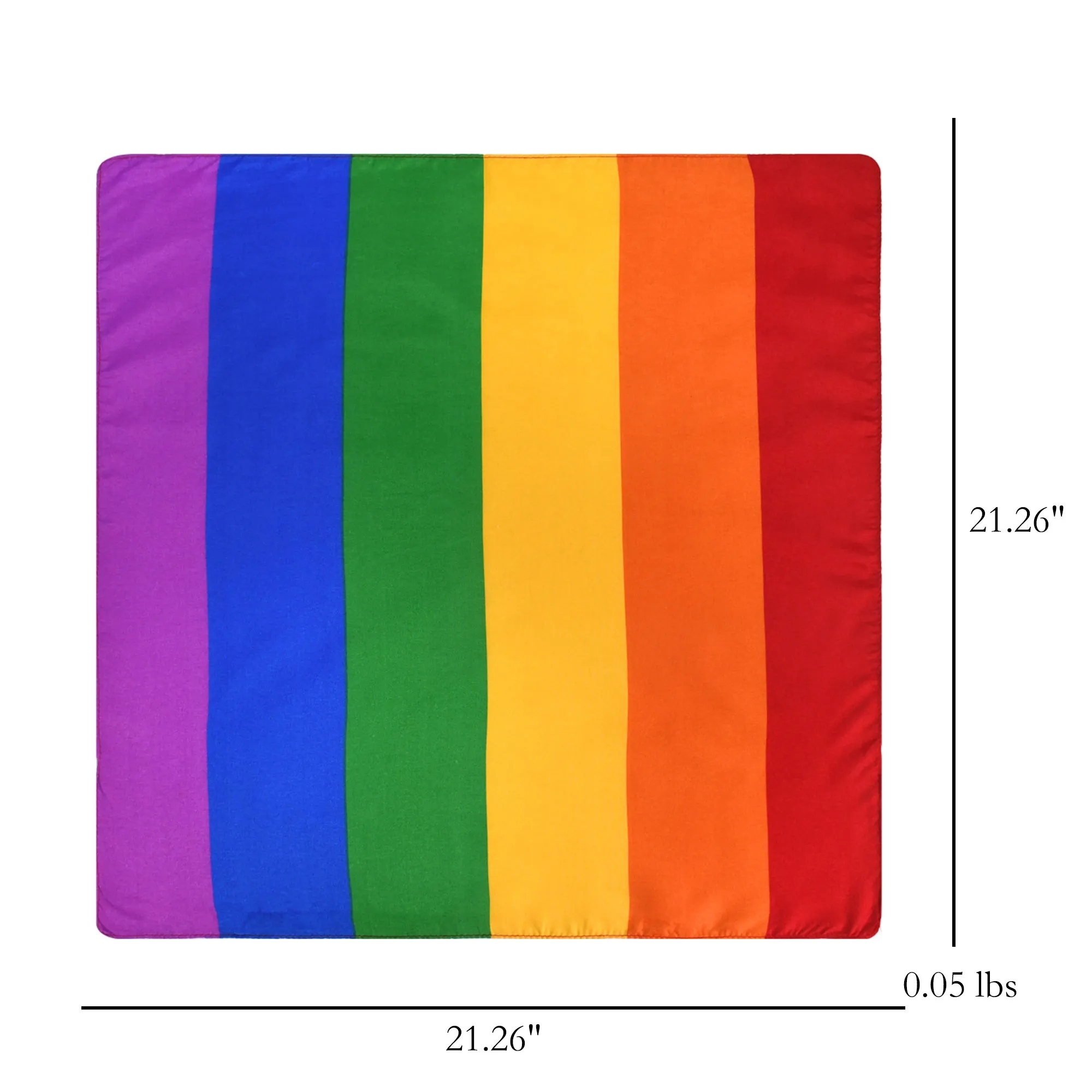 Rainbow Square Bandana LBGTQ 5