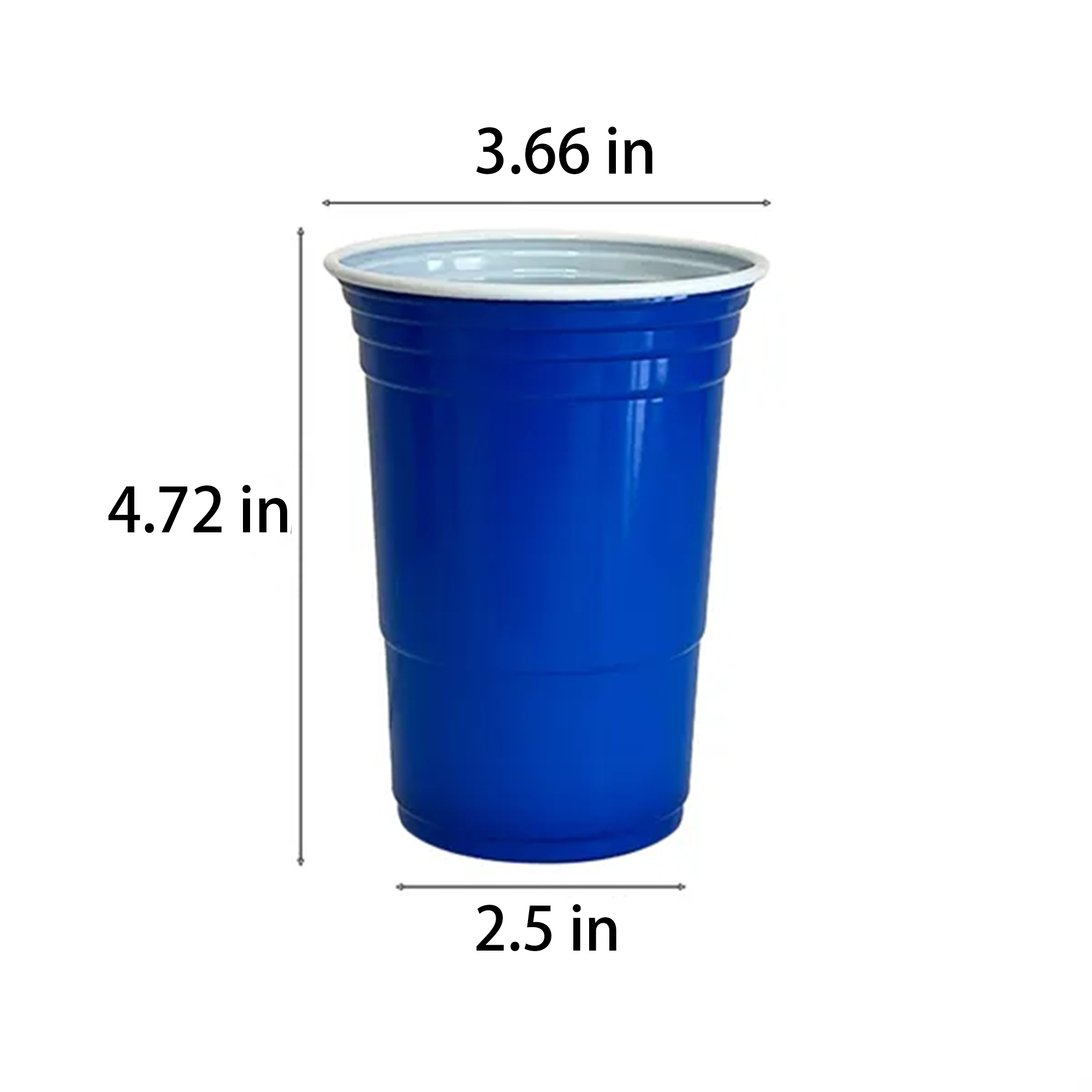 16oz Multicolor Party Cups 3