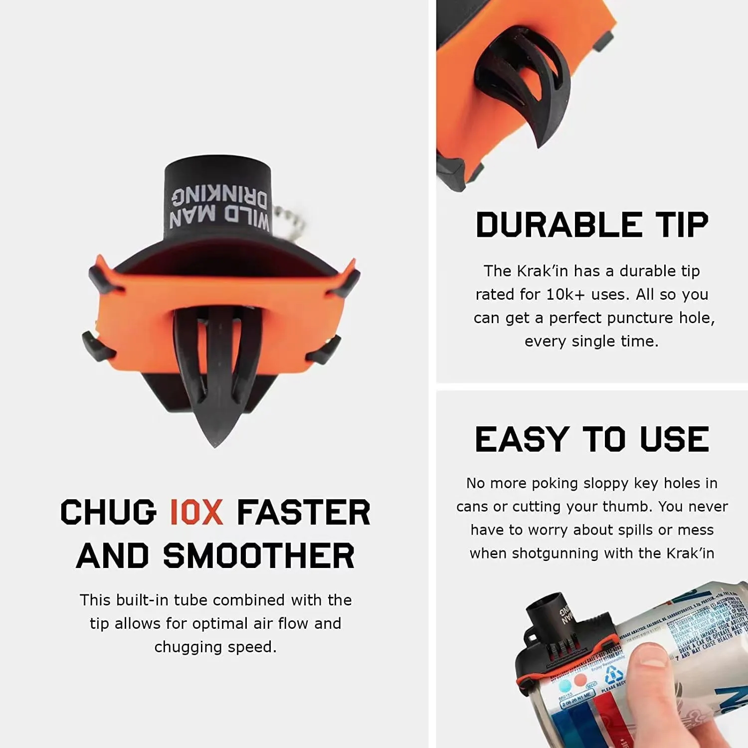 Custom Shotgun Tool with Funnel - No Spill Drinking Gadget for Parties Gifts 4