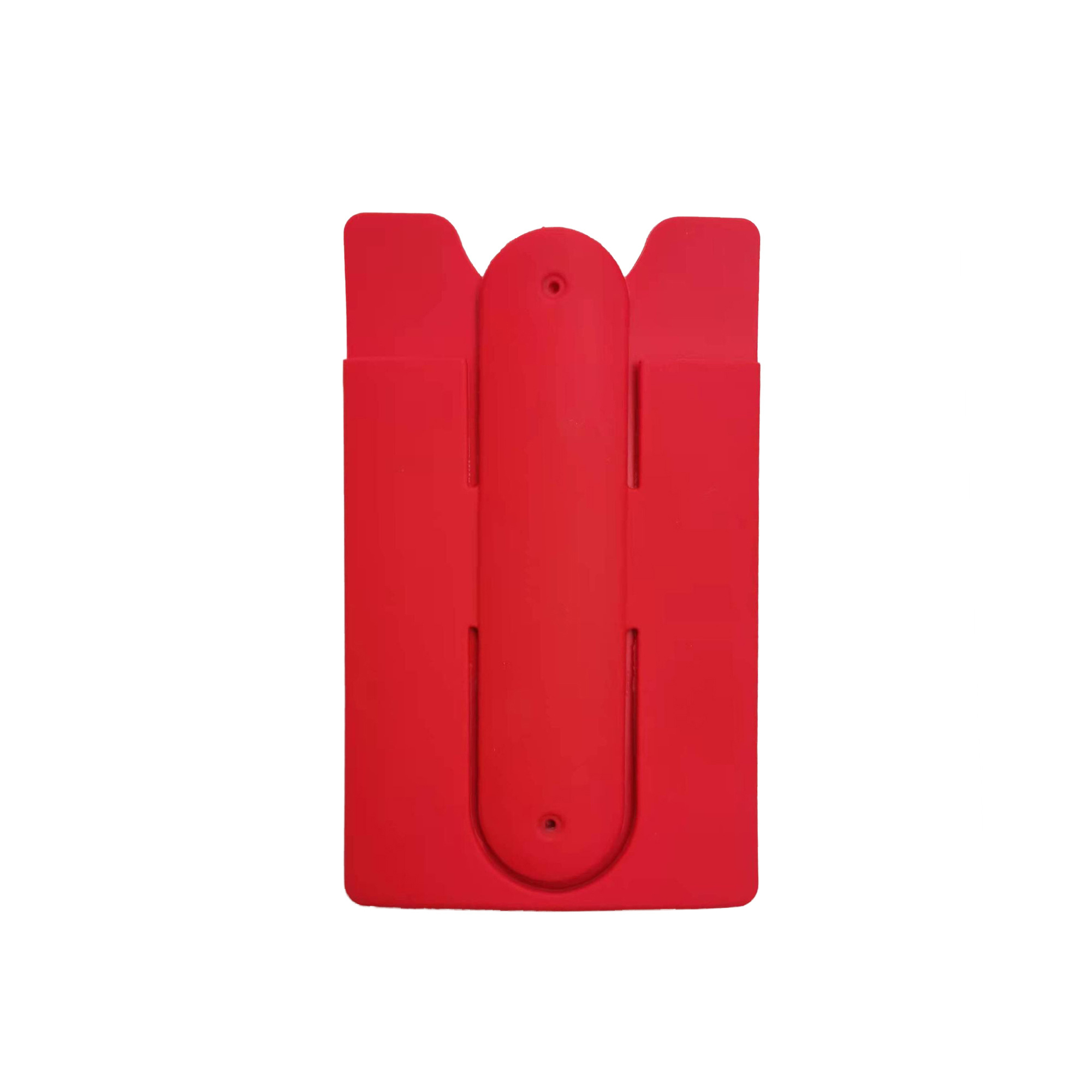Adhesive Silicone Card Wallet With Stand 12