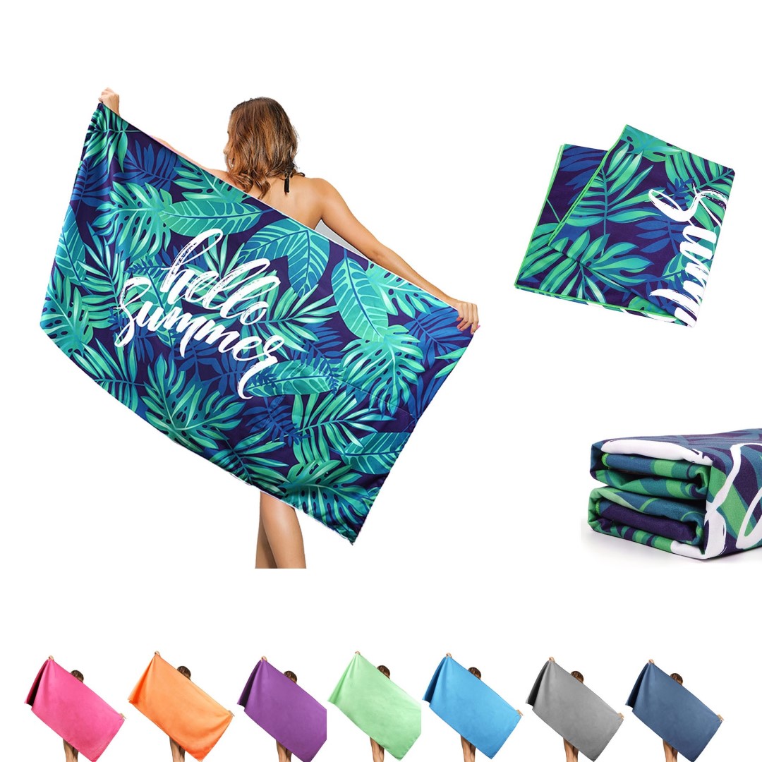 Full Colors Custom Quick Dry Beach Towel 3