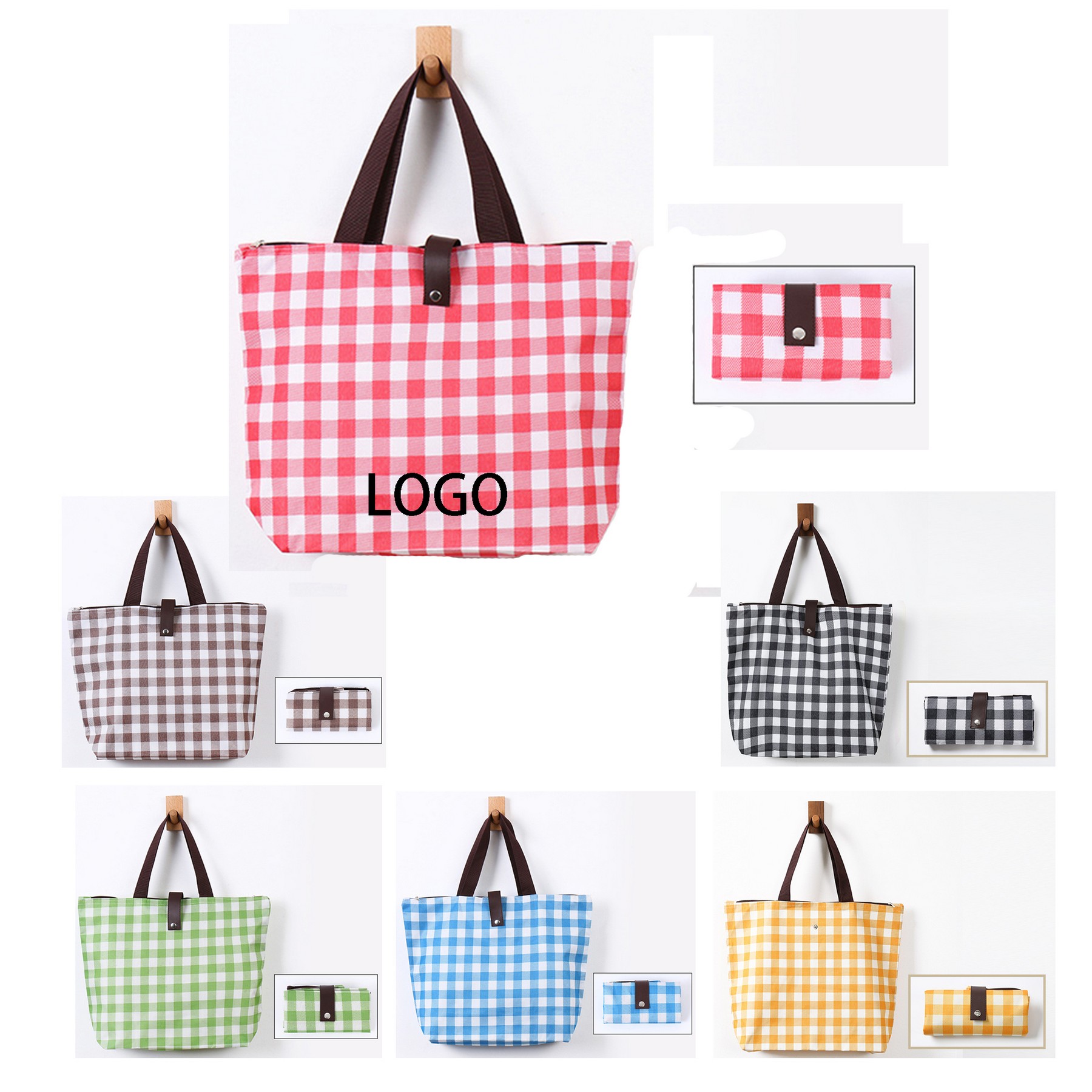 Oxford Cloth Folding Shopping Bag