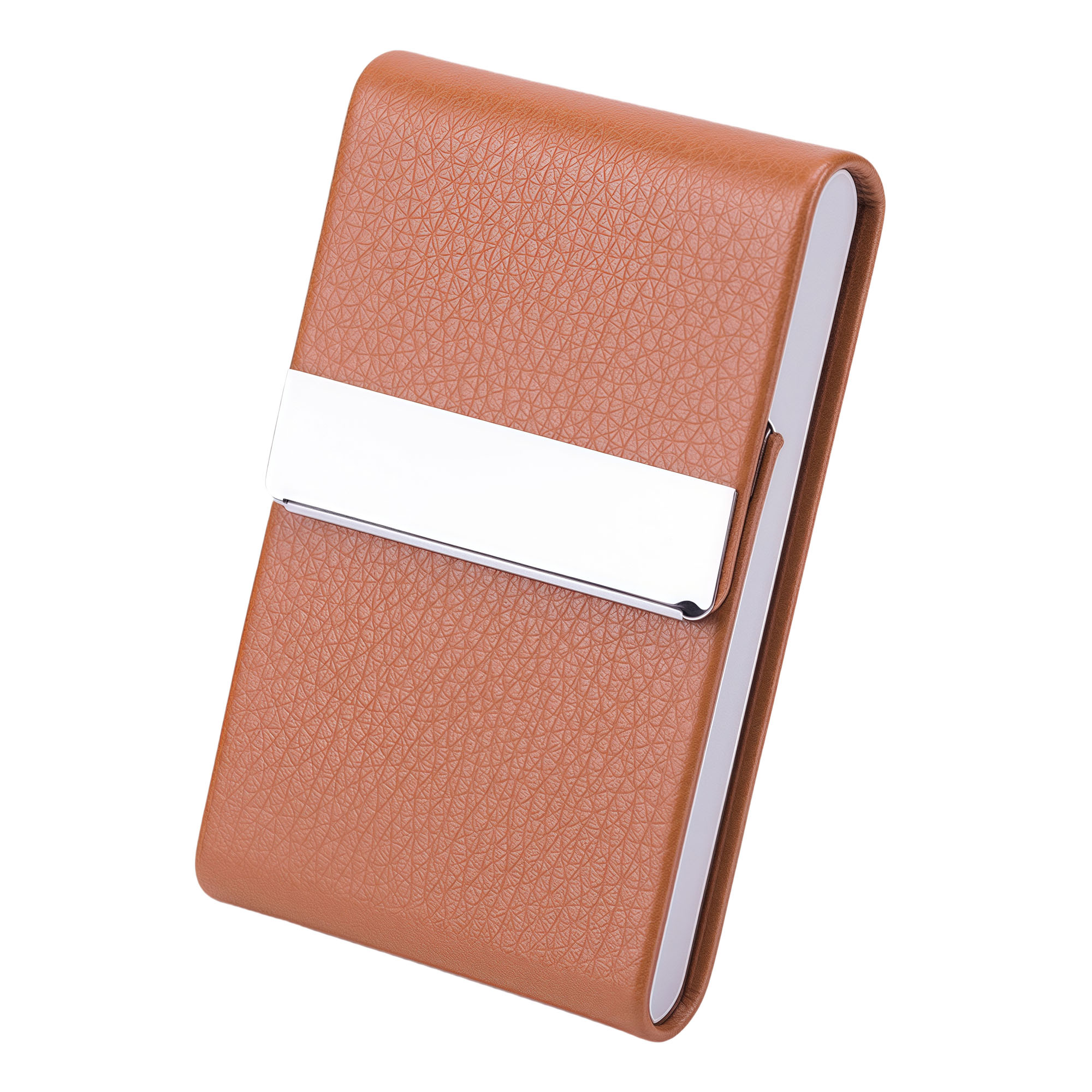 PU Leather Magnetic Cigarette Case for Men 1
