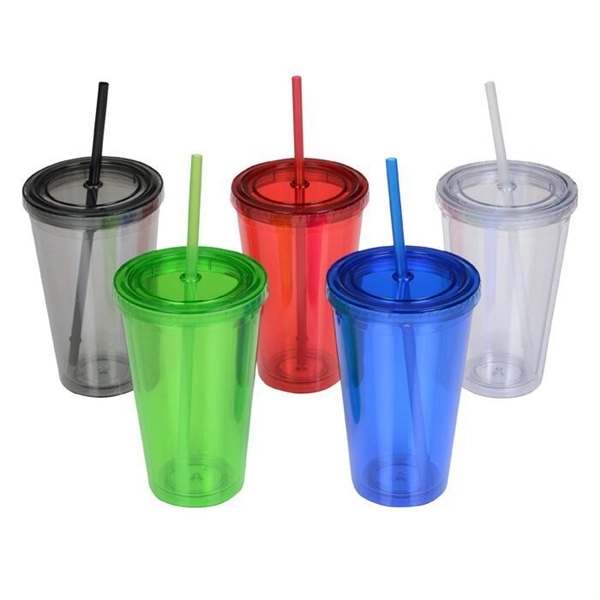 Tumbler with Straw 3