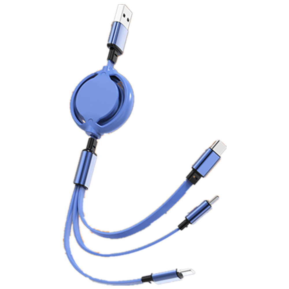 Retractable 3-in-1 USB Charging Cable 7
