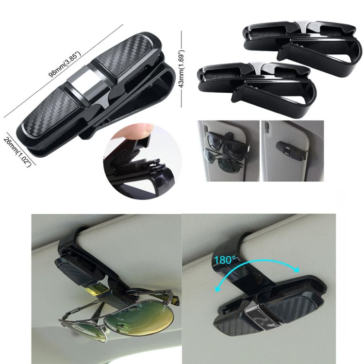 Sunglasses Eyeglasses Mount with Ticket Card Clip 2