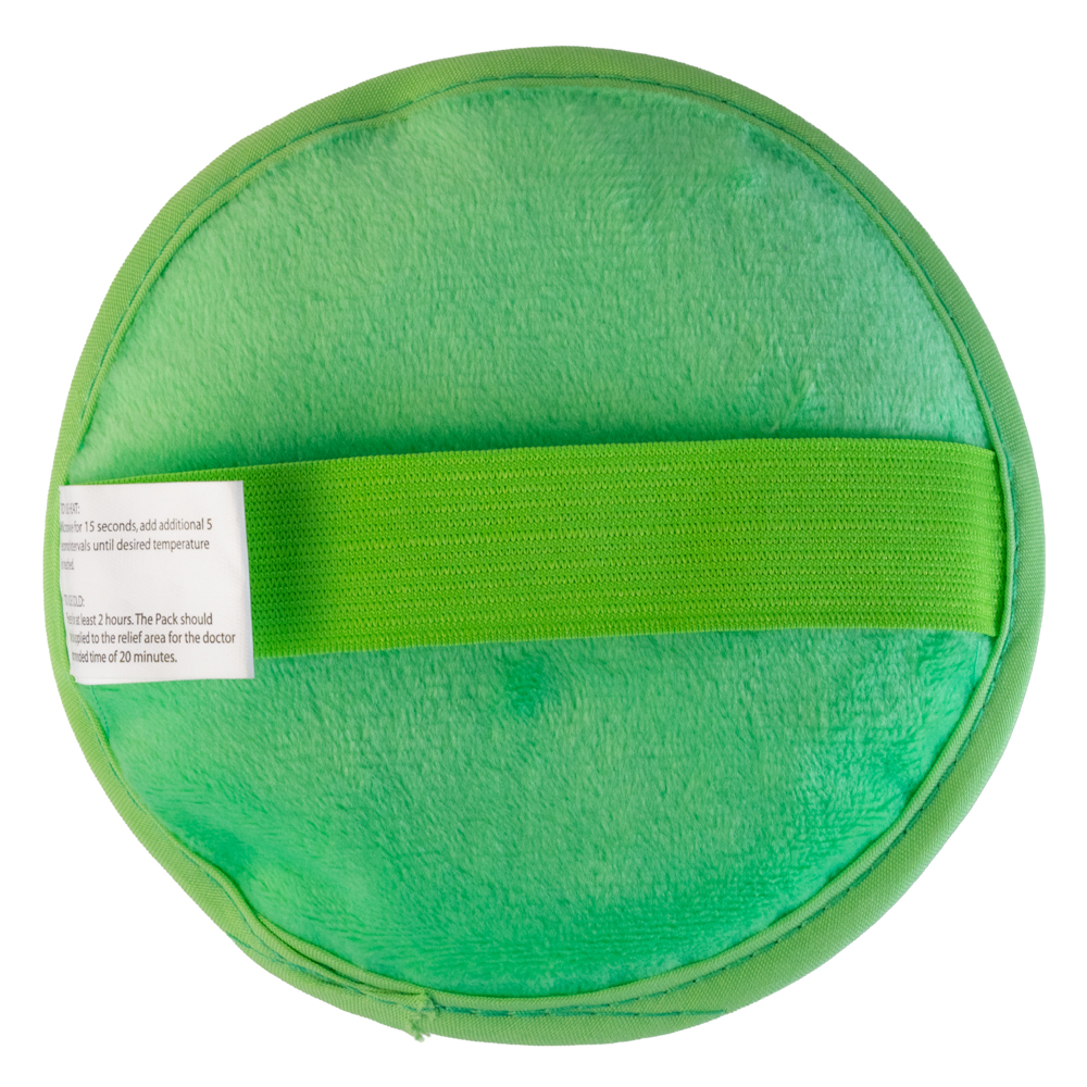 Circle Plush Gel Beads Hot/Cold Pack 16