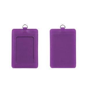 Portrait Dual Side PU Leather Card Holder 8