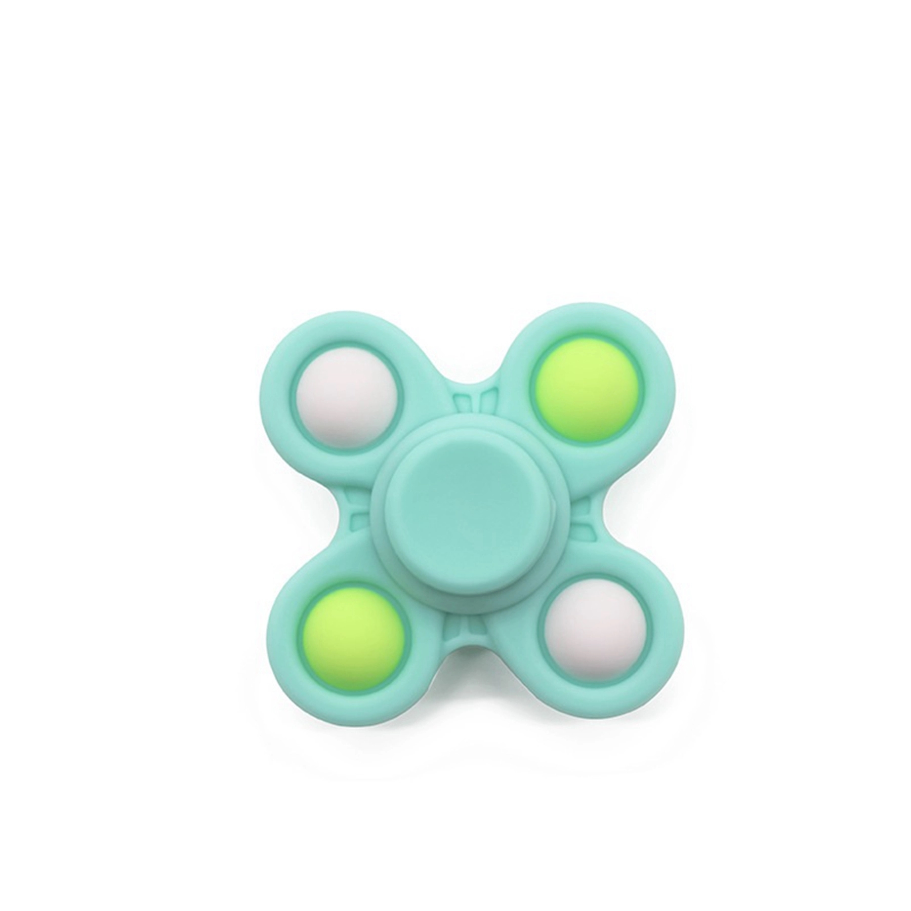 Clover Shaped Push Bubble Fidget Spinner Toy 2