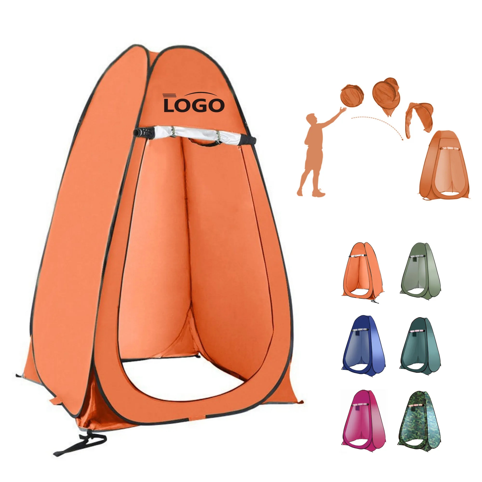 Outdoor Camping Toilet Bathing Tent 6