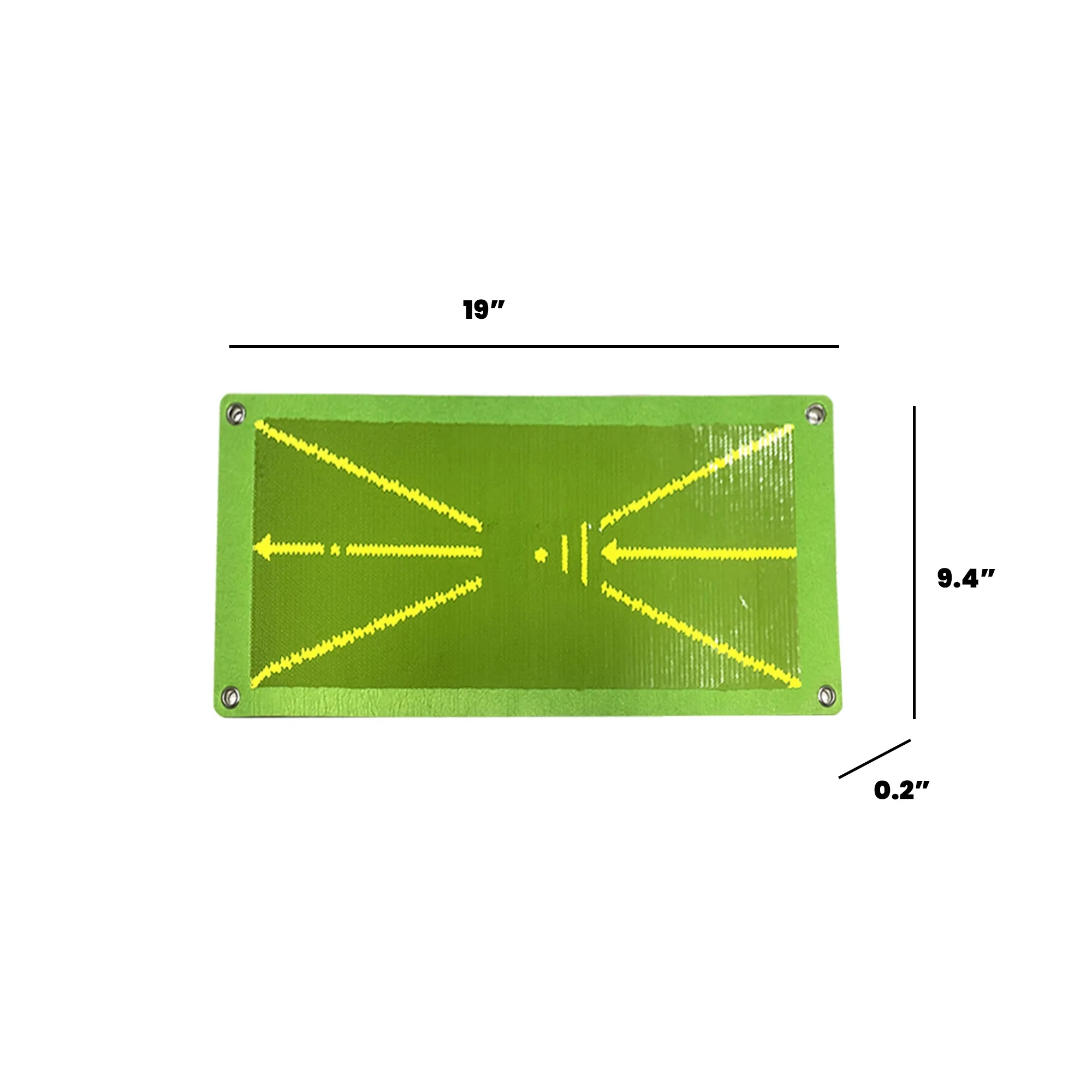 Golf Mat Shot Trajectory Training 5