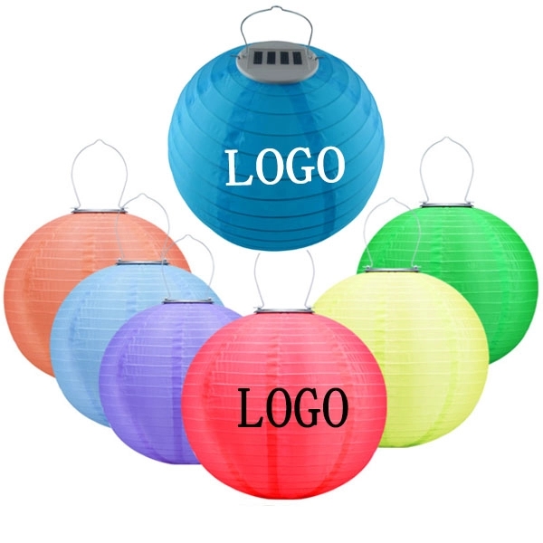 Round LED Outdoor Solar Lantern 3