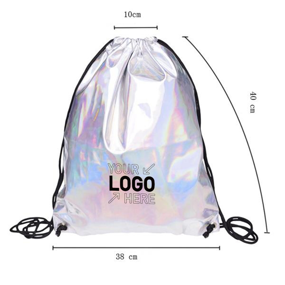 Laser Holographic Personality Shiny Reflective Drawstring 4