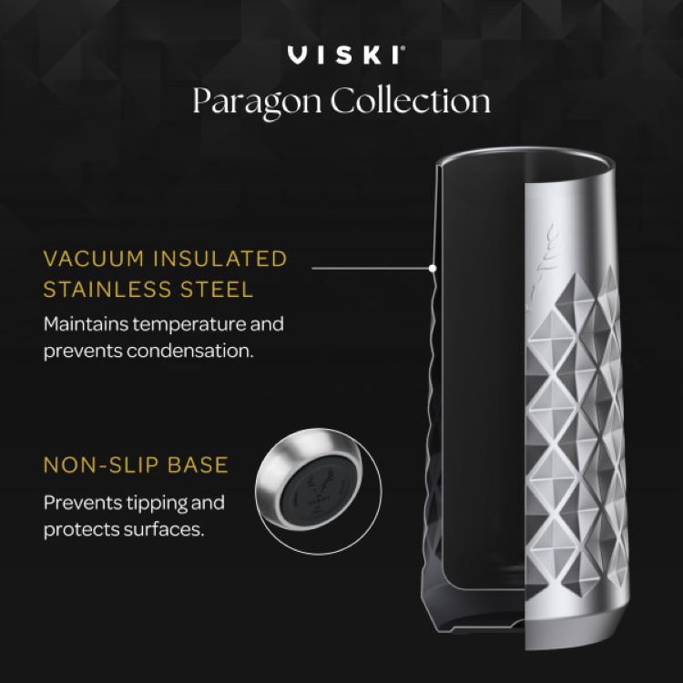 Viski® Paragon Stainless Steel Champagne Flute 8