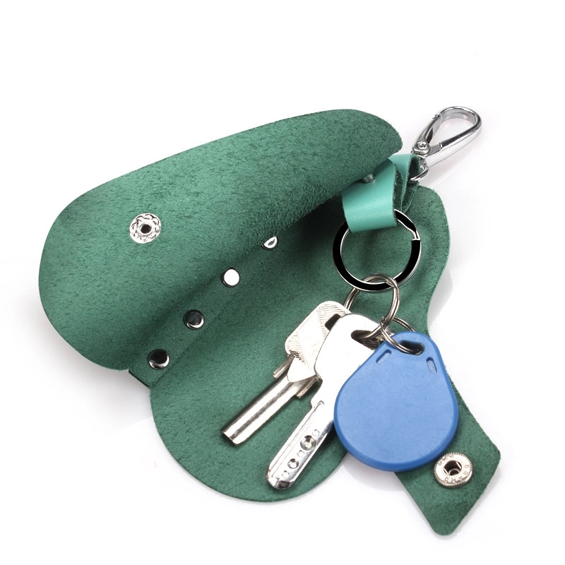 Pocket Size Genuine Leather Car Key Case 3