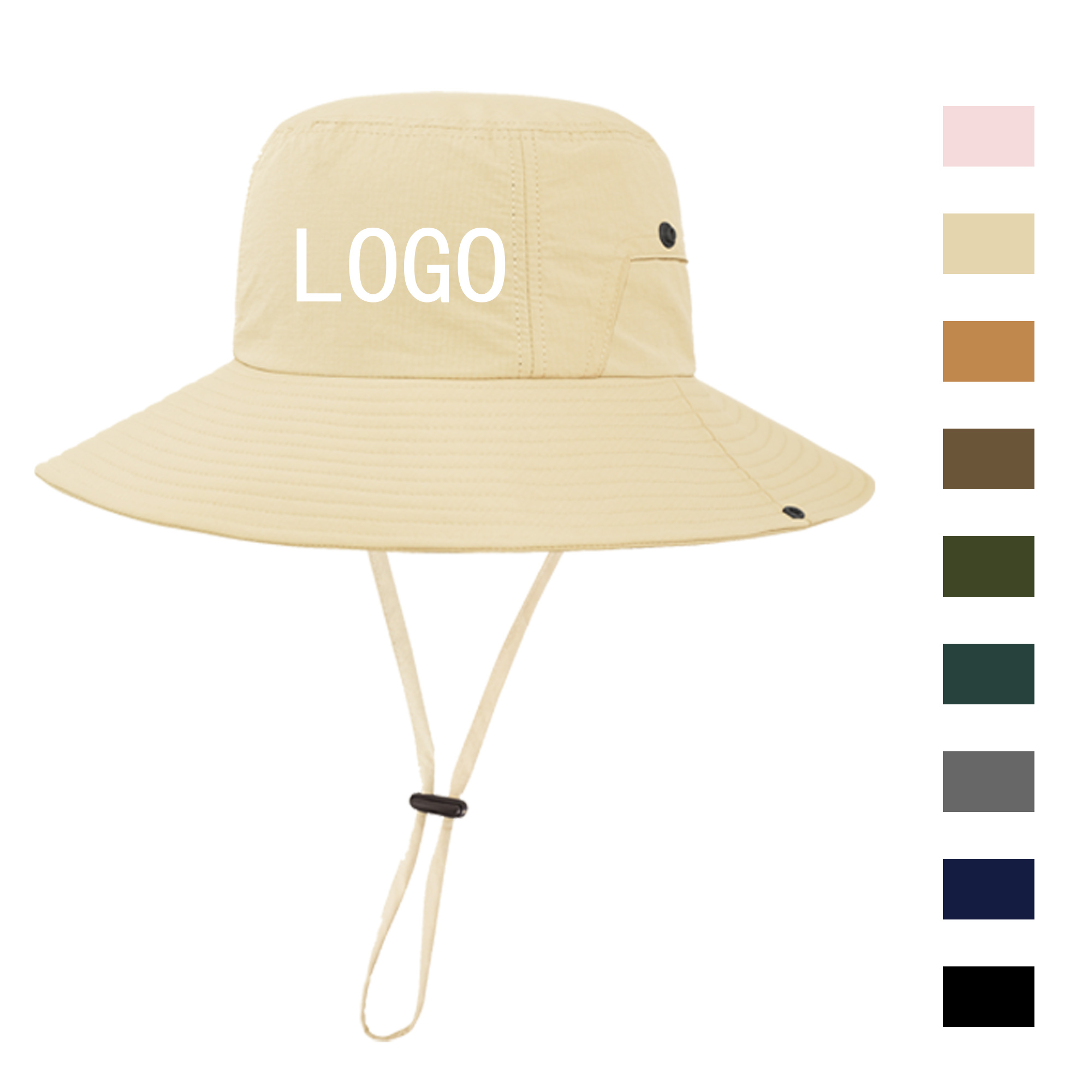 Outdoor Hiking Hat Waterproof Sunscreen Hat Customized 2