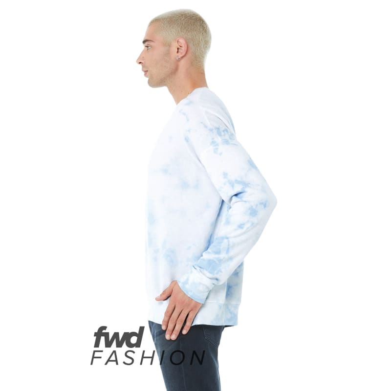 Bella + Canvas FWD Fashion Unisex Tie-Dye Pullover Sweatshirt 21
