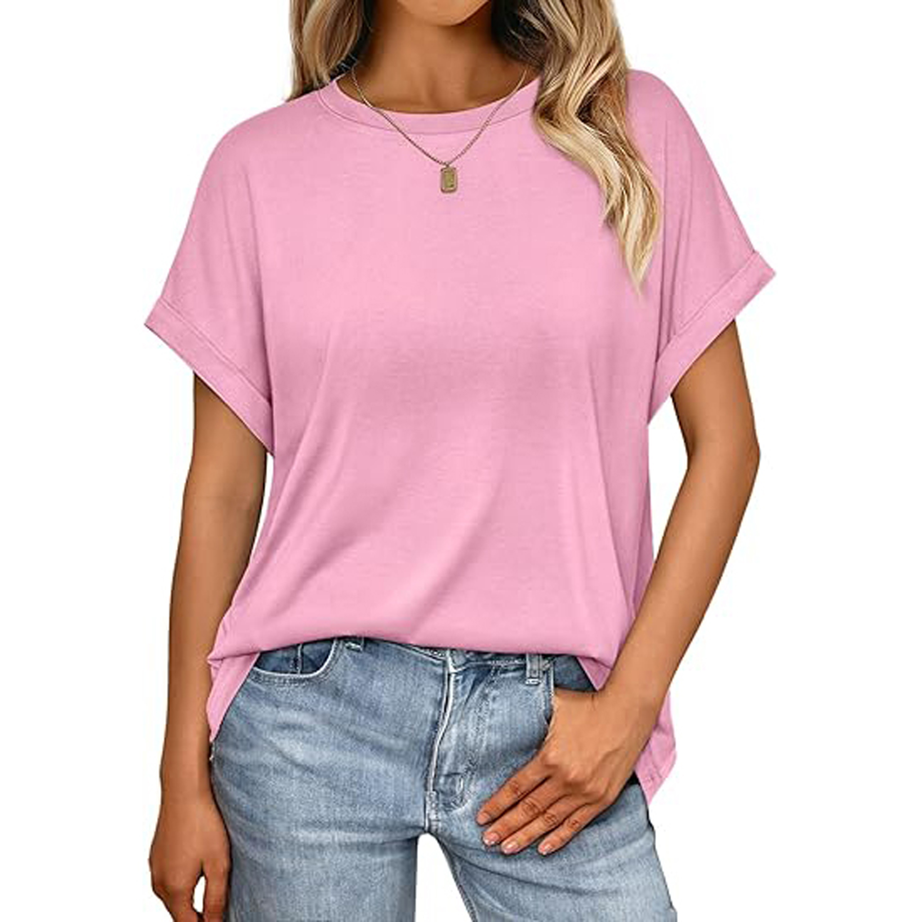 Women's Summer Top Oversized Short Sleeve 11