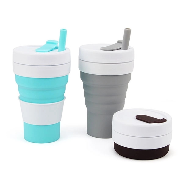 Folding Travel Silicone Water Cup 2