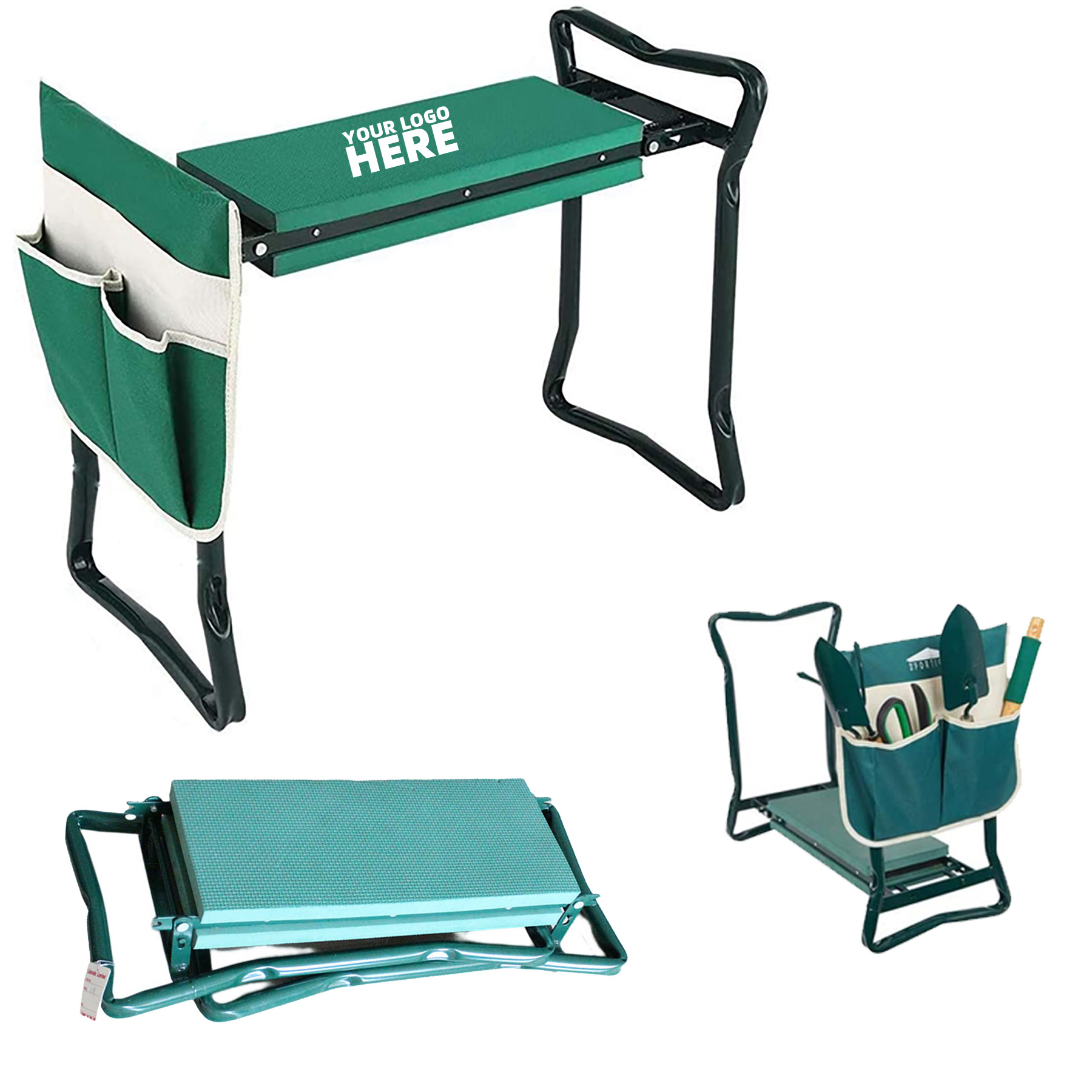 Heavy Duty Foldable Gardening Stool Kneeling Bench 2