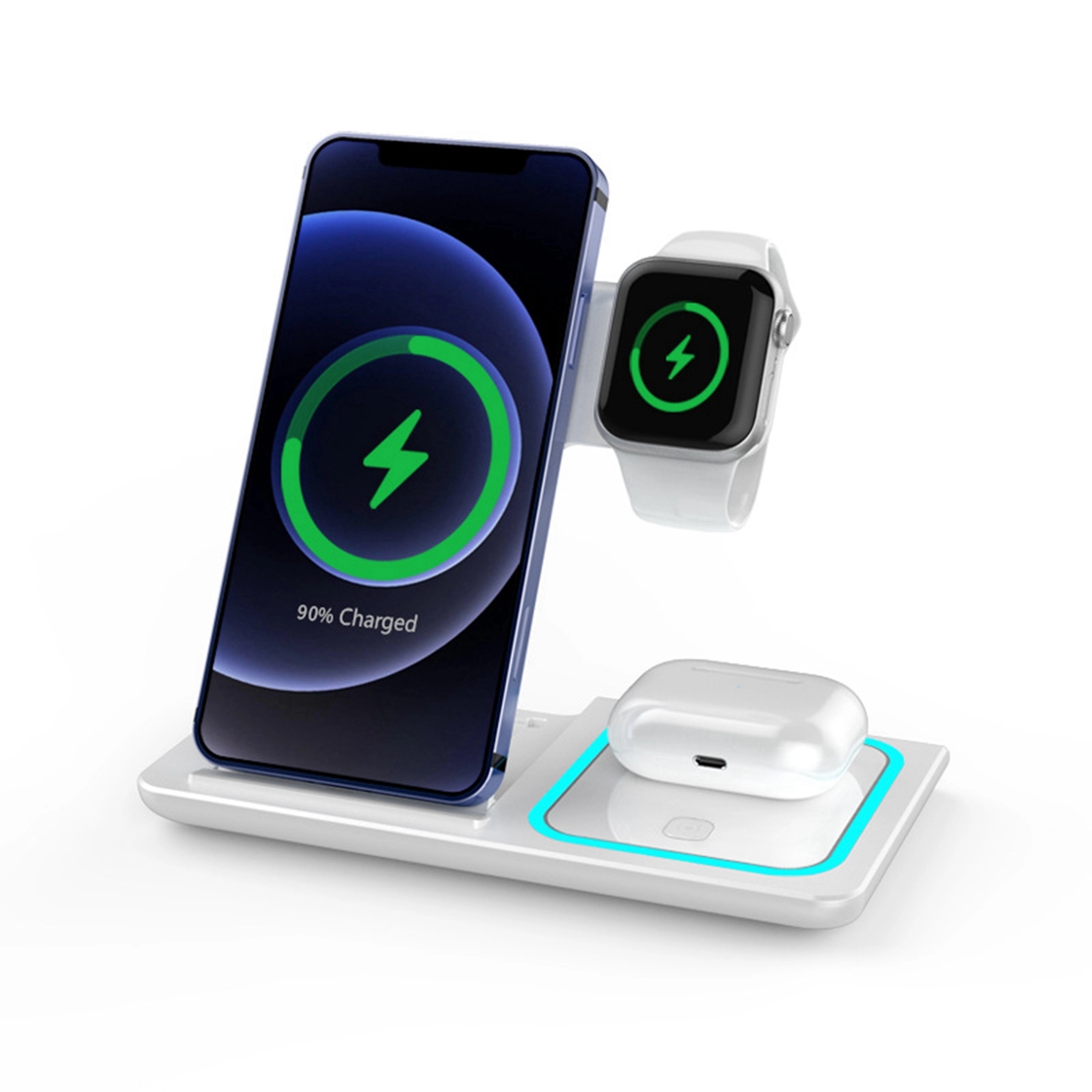 15 Watt Foldable 3 in 1 Wireless Charger 8