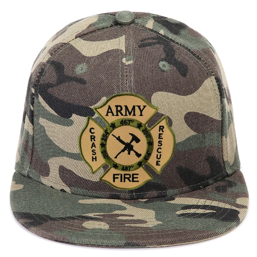 6 Panel Acrylic Fiber Snapback Cap 5