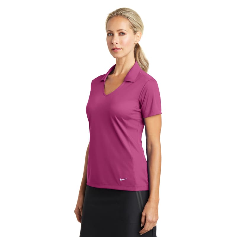 Nike Women's Dri-FIT Vertical Mesh Polo. 25